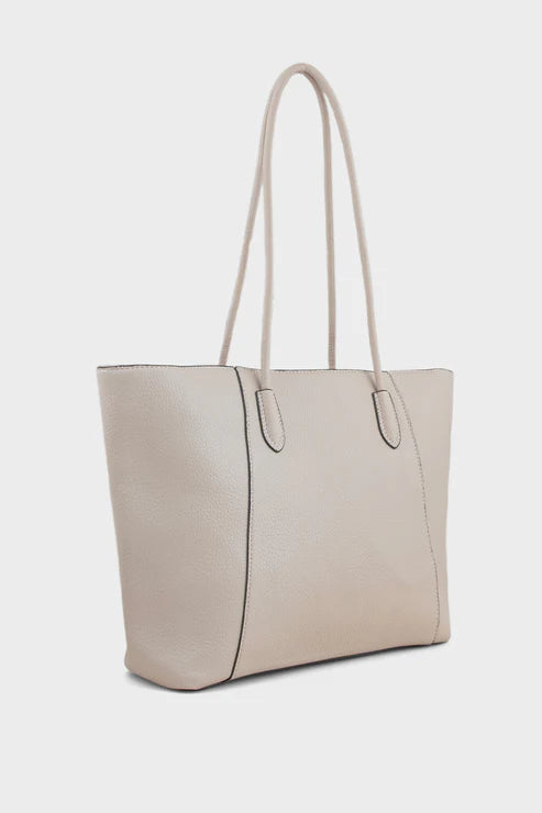 Beige Tote Handbag BS2083 – Spacious Stylish Women’s Everyday Bag