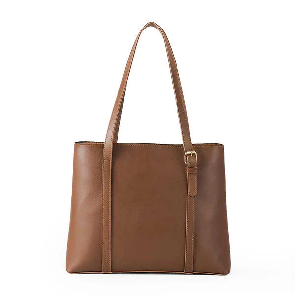Ample Bag Brown – Spacious Durable Everyday Tote for Women