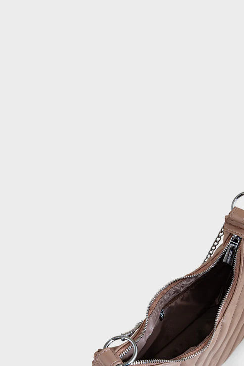 Beige Hobo Handbag BS2073 – Women’s PU Leather Slouchy Bag