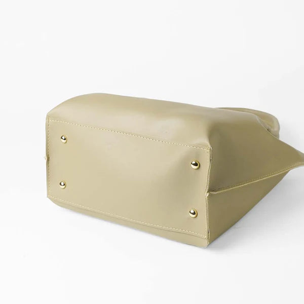 Daily Tote Bag Beige – Stylish Spacious Everyday Handbag for Women