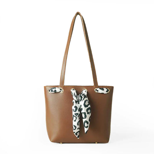 Grip Tote Bag Brown – Stylish Durable Everyday Handbag for Women