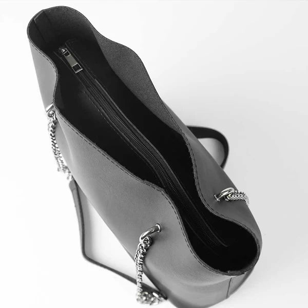 Verona Tote Bag Black – Spacious Stylish Tote for Women