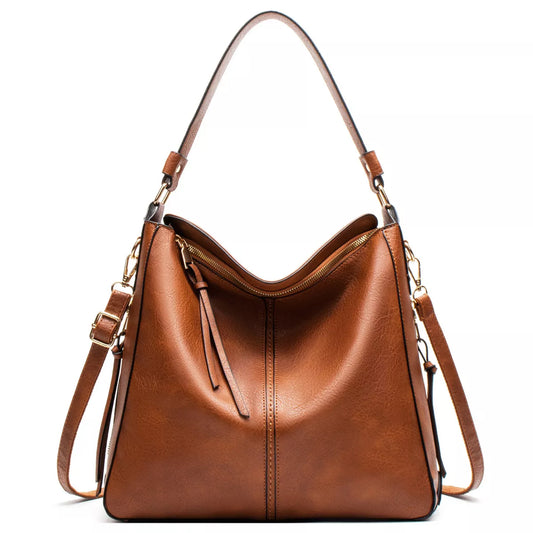 Women’s Hobo Bag – Large Faux Leather Shoulder Tote & Crossbody