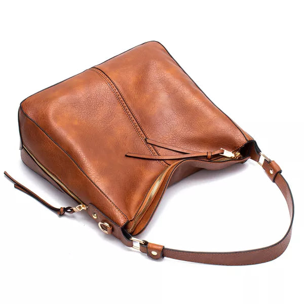 Women’s Hobo Bag – Large Faux Leather Shoulder Tote & Crossbody