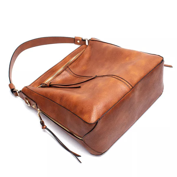 Women’s Hobo Bag – Large Faux Leather Shoulder Tote & Crossbody